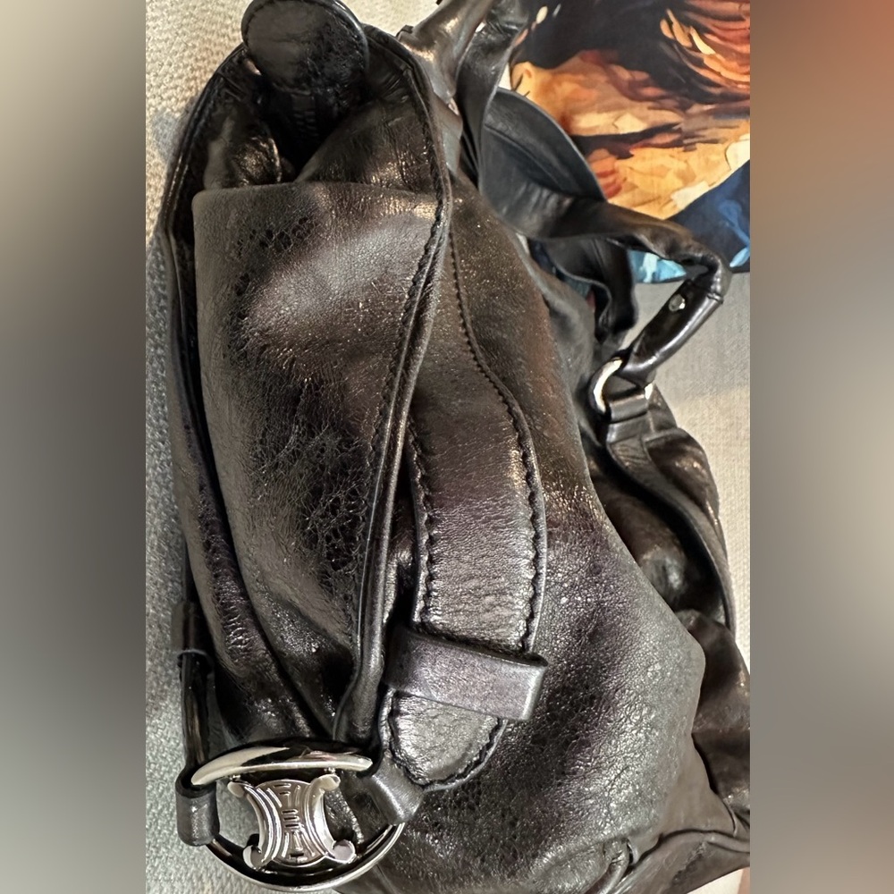 SOLD Celine Black Leather Bag - Picture 2 of 16